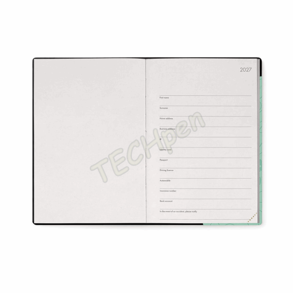 LEGAMI AG2712045 12-MONTH DIARY 2027 - BOTANIC GARDEN - MEDIUM - DAILY