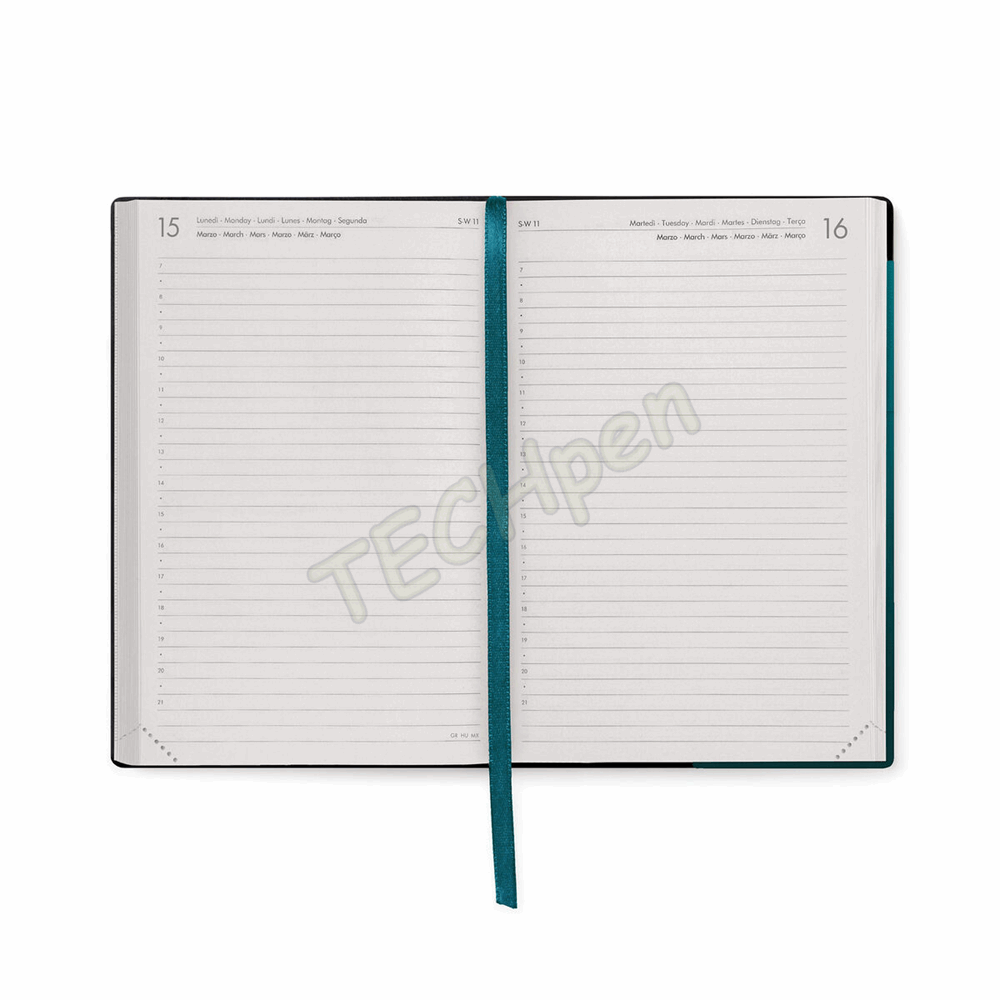 LEGAMI AG2712046 12-MONTH DIARY 2027 - DEEP TEAL - MEDIUM - DAILY