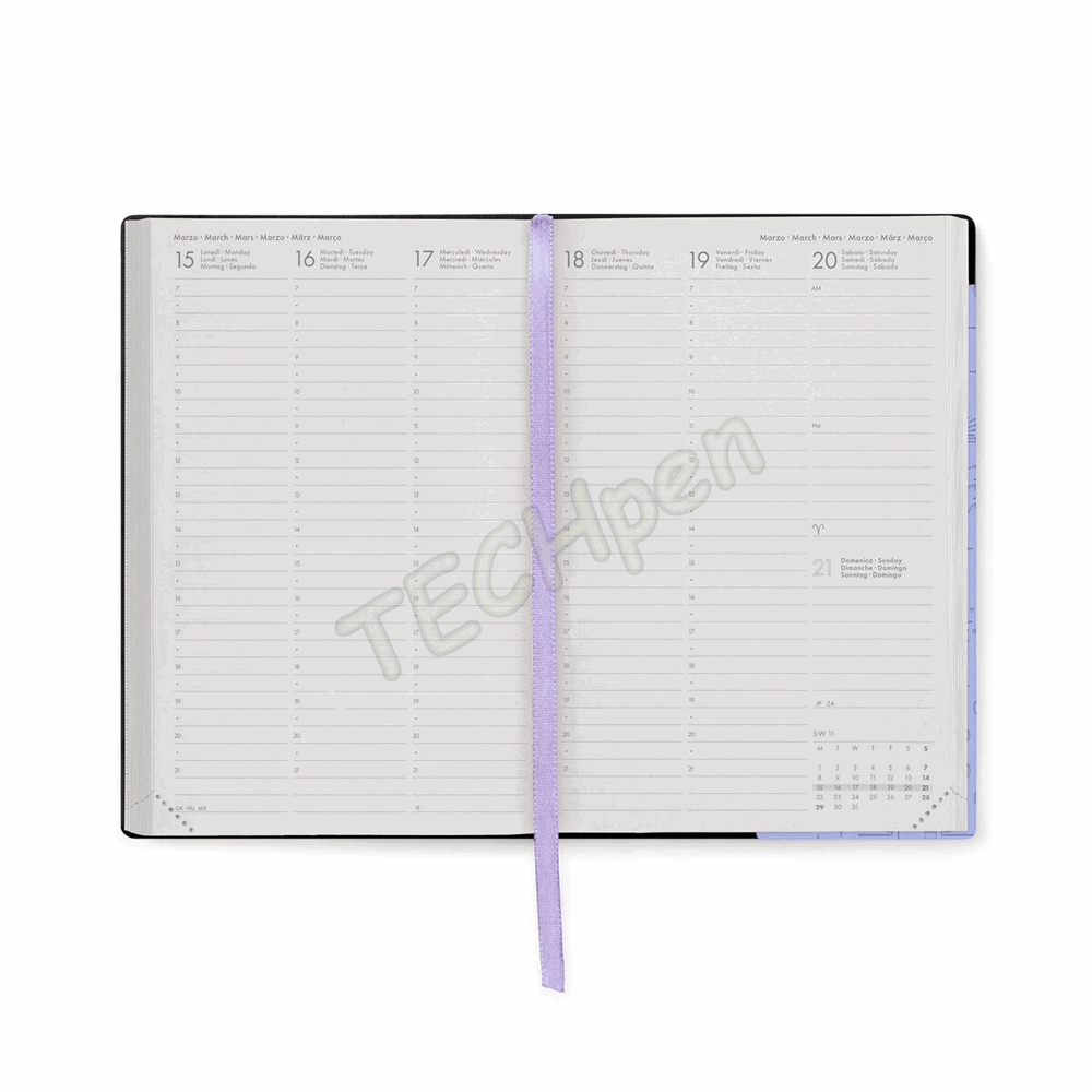 LEGAMI AG2712050 12-MONTH DIARY 2027 - COSMIC LILAC - MEDIUM - WEEKLY