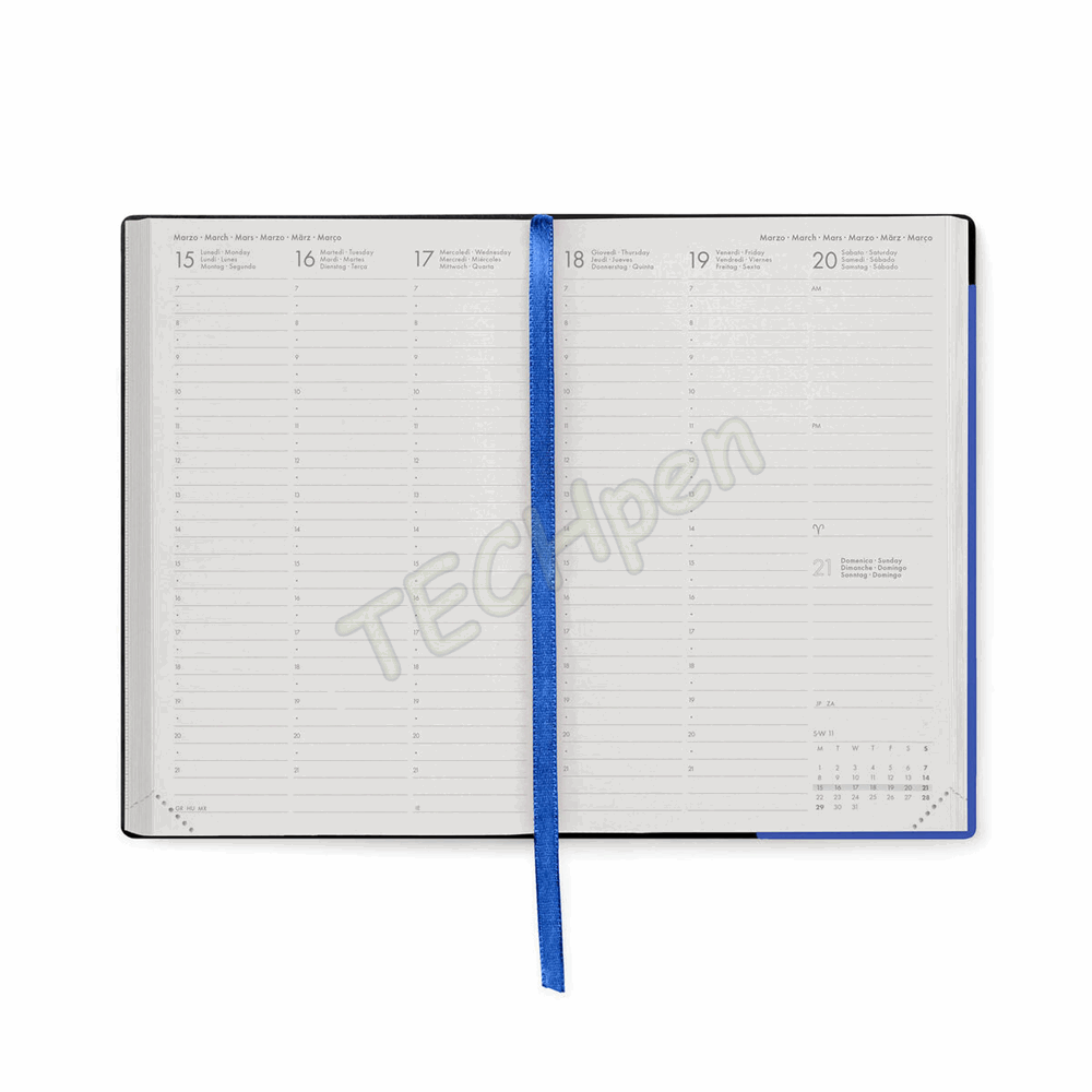 LEGAMI AG2712056 12-MONTH DIARY 2027 - ECLECTIC BLUE - MEDIUM - WEEKLY