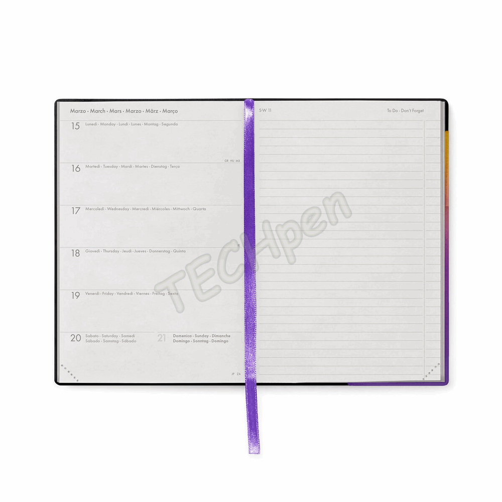 LEGAMI AG2712057 12-MONTH DIARY 2027 - SUNSET VIBES - MEDIUM - WEEKLY WITH NOTEBOOK