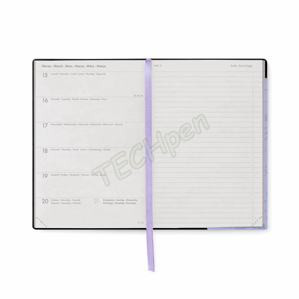 LEGAMI AG2712058 12-MONTH DIARY 2027 - COSMIC LILAC - MEDIUM - WEEKLY WITH NOTEBOOK