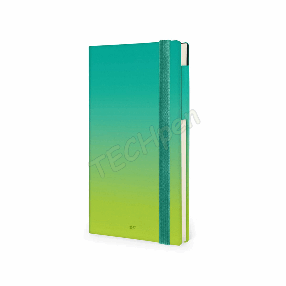 LEGAMI AG2712060 12-MONTH DIARY 2027 - SHADES OF GREEN - MEDIUM - WEEKLY WITH NOTEBOOK