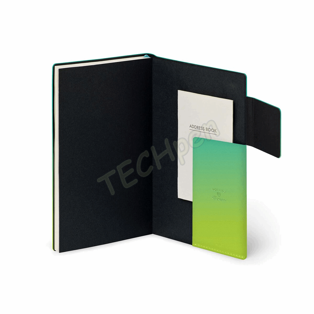 LEGAMI AG2712060 12-MONTH DIARY 2027 - SHADES OF GREEN - MEDIUM - WEEKLY WITH NOTEBOOK
