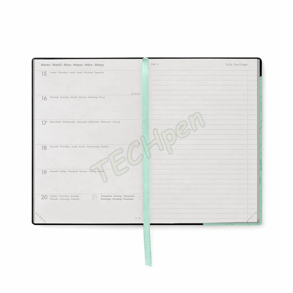 LEGAMI AG2712061 12-MONTH DIARY 2027 - BOTANIC GARDEN - MEDIUM - WEEKLY WITH NOTEBOOK