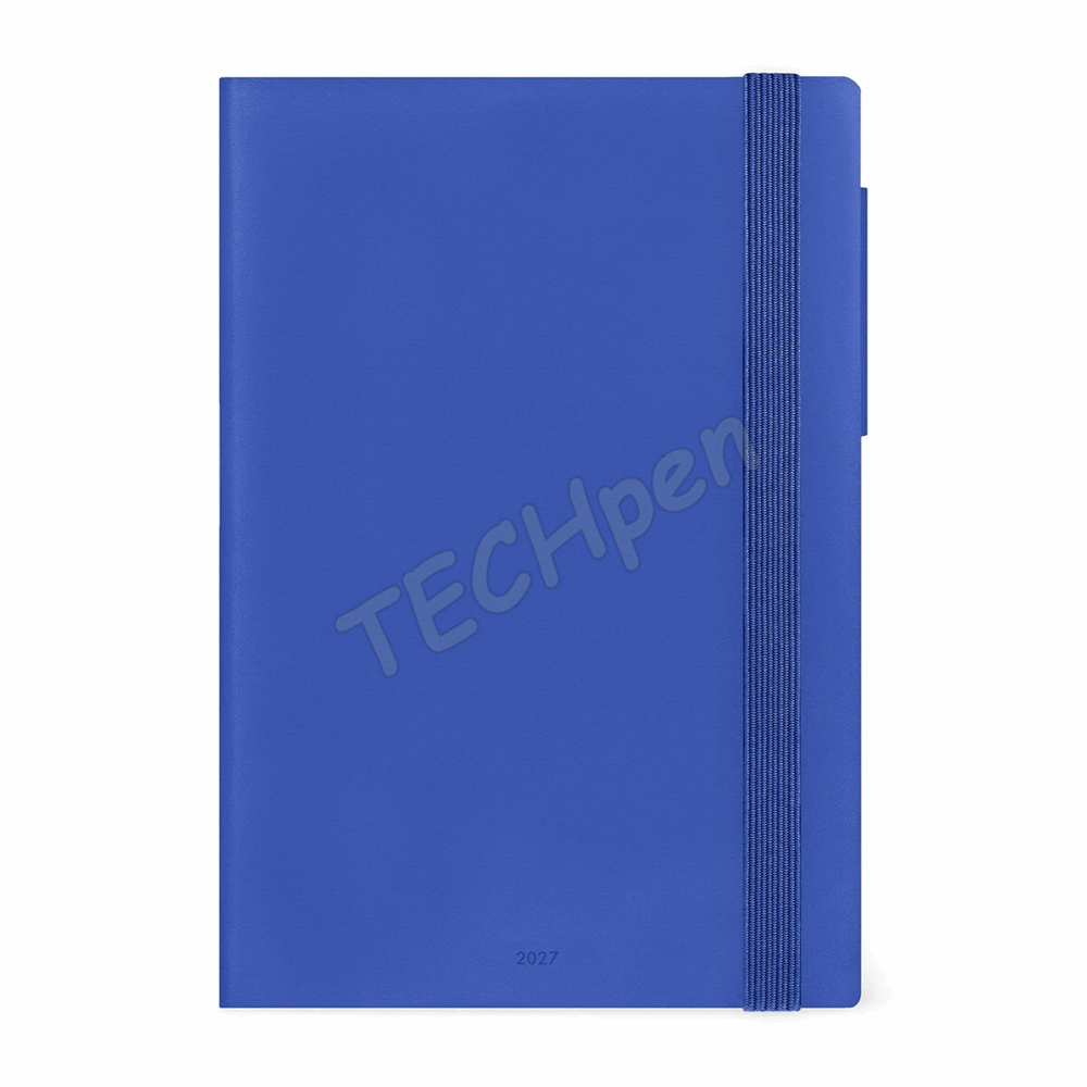 LEGAMI AG2712064 12-MONTH DIARY 2027 - ECLECTIC BLUE - MEDIUM - WEEKLY WITH NOTEBOOK
