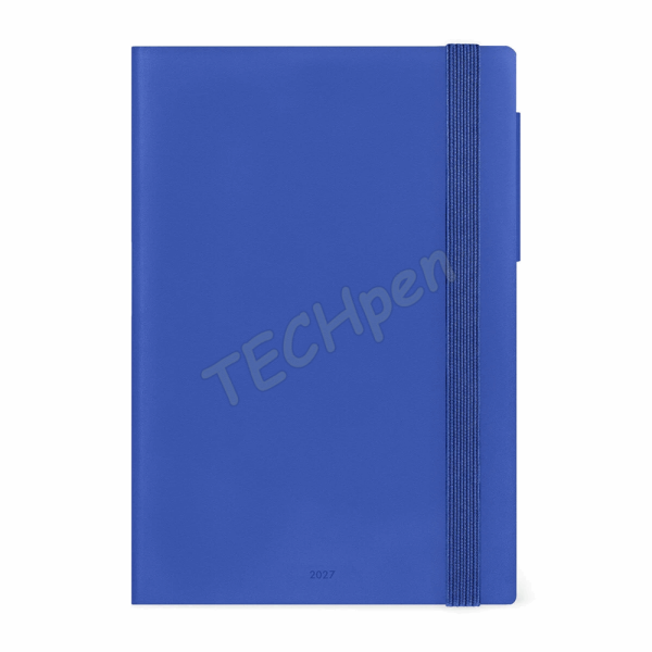 LEGAMI AG2712064 12-MONTH DIARY 2027 - ECLECTIC BLUE - MEDIUM - WEEKLY WITH NOTEBOOK