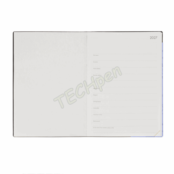 LEGAMI AG2712066 12-MONTH DIARY 2027 - COSMIC LILAC - LARGE - DAILY