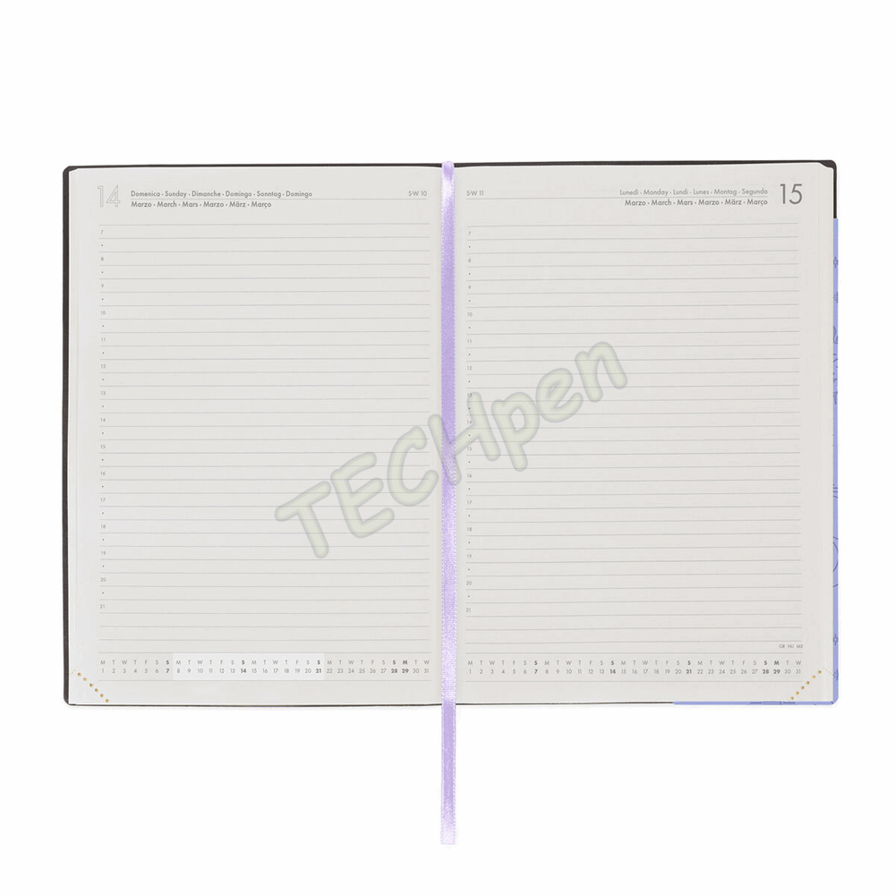 LEGAMI AG2712066 12-MONTH DIARY 2027 - COSMIC LILAC - LARGE - DAILY