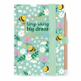 LEGAMI AG2712095 12-MONTH DIARY 2027 - BEE - GREEN - MINI - 2-DAY