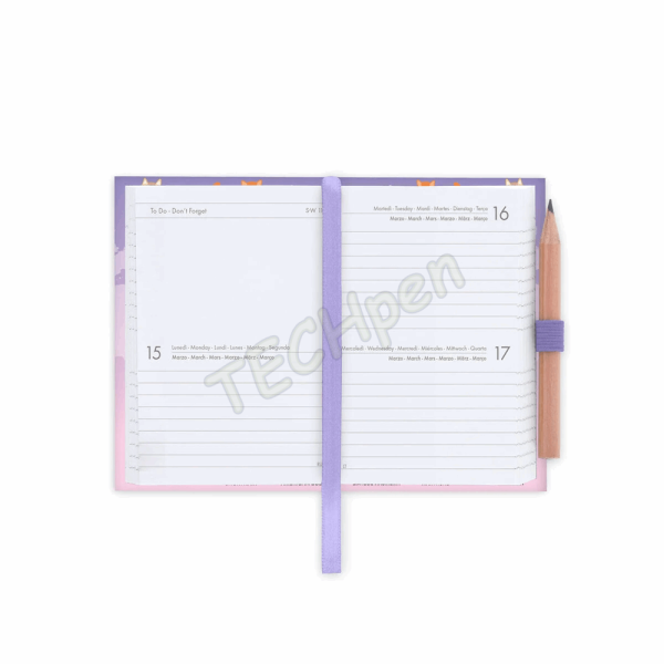 LEGAMI AG2712097 12-MONTH DIARY 2027 - KITTY - WORLD - MINI - 2-DAY