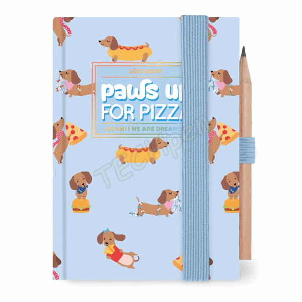 LEGAMI AG2712099 12-MONTH DIARY 2027 - DOG - DACHSHUND - MINI - 2-DAY