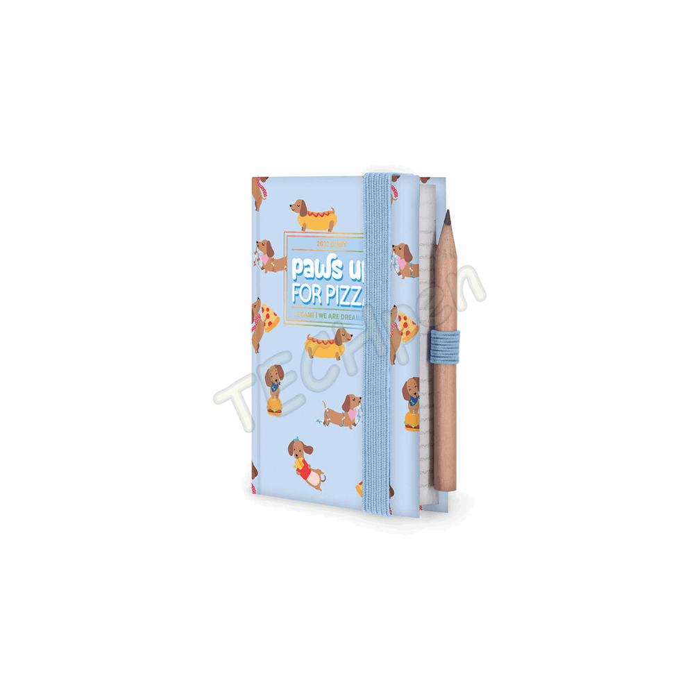 LEGAMI AG2712099 12-MONTH DIARY 2027 - DOG - DACHSHUND - MINI - 2-DAY