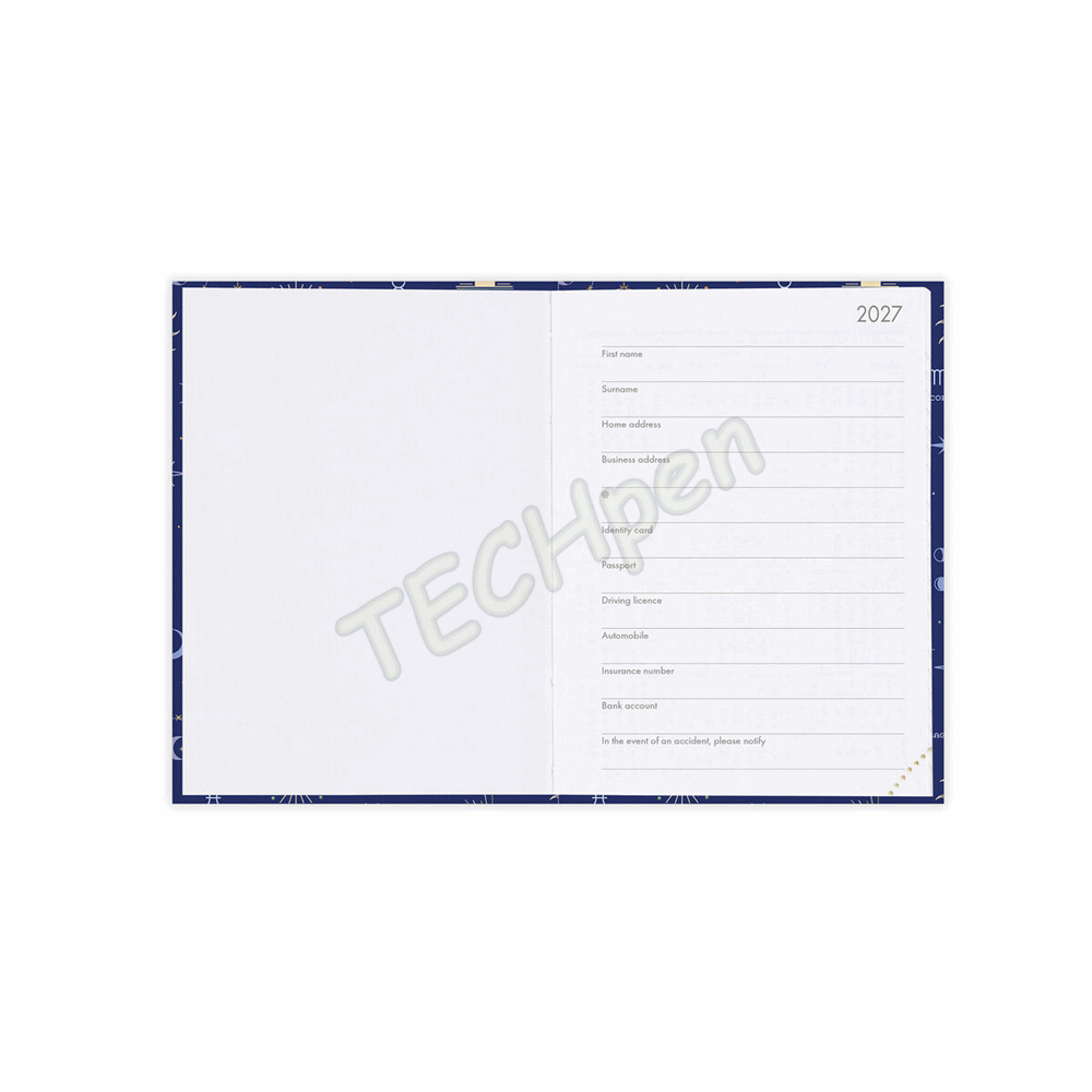 LEGAMI AG2712101 12-MONTH DIARY 2027 - CELESTIAL - MINI - WEEKLY