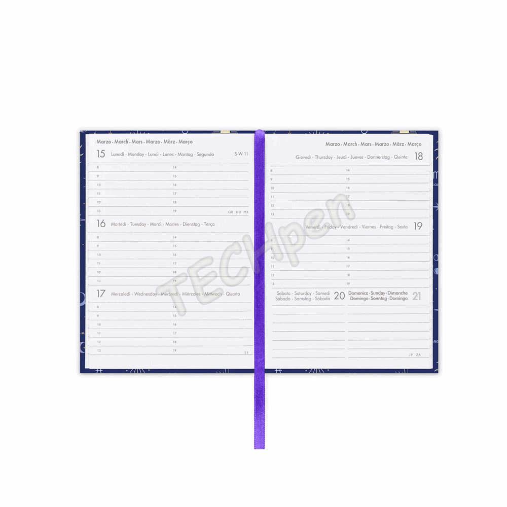 LEGAMI AG2712101 12-MONTH DIARY 2027 - CELESTIAL - MINI - WEEKLY