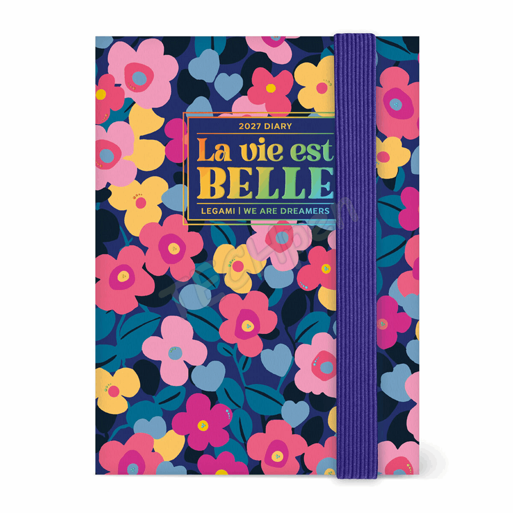 LEGAMI AG2712102 12-MONTH DIARY 2027 - FLOWERS - MINI - WEEKLY