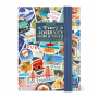 LEGAMI AG2712108 12-MONTH DIARY 2027 - TRAVEL - STICKERS - MINI - WEEKLY