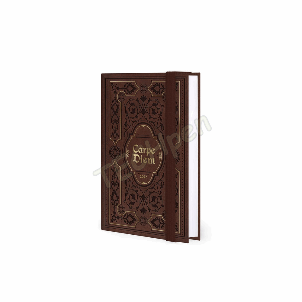 LEGAMI AG2712109 12-MONTH DIARY 2027 - VINTAGE BOOK - CARPE DIEM - SMALL - DAILY