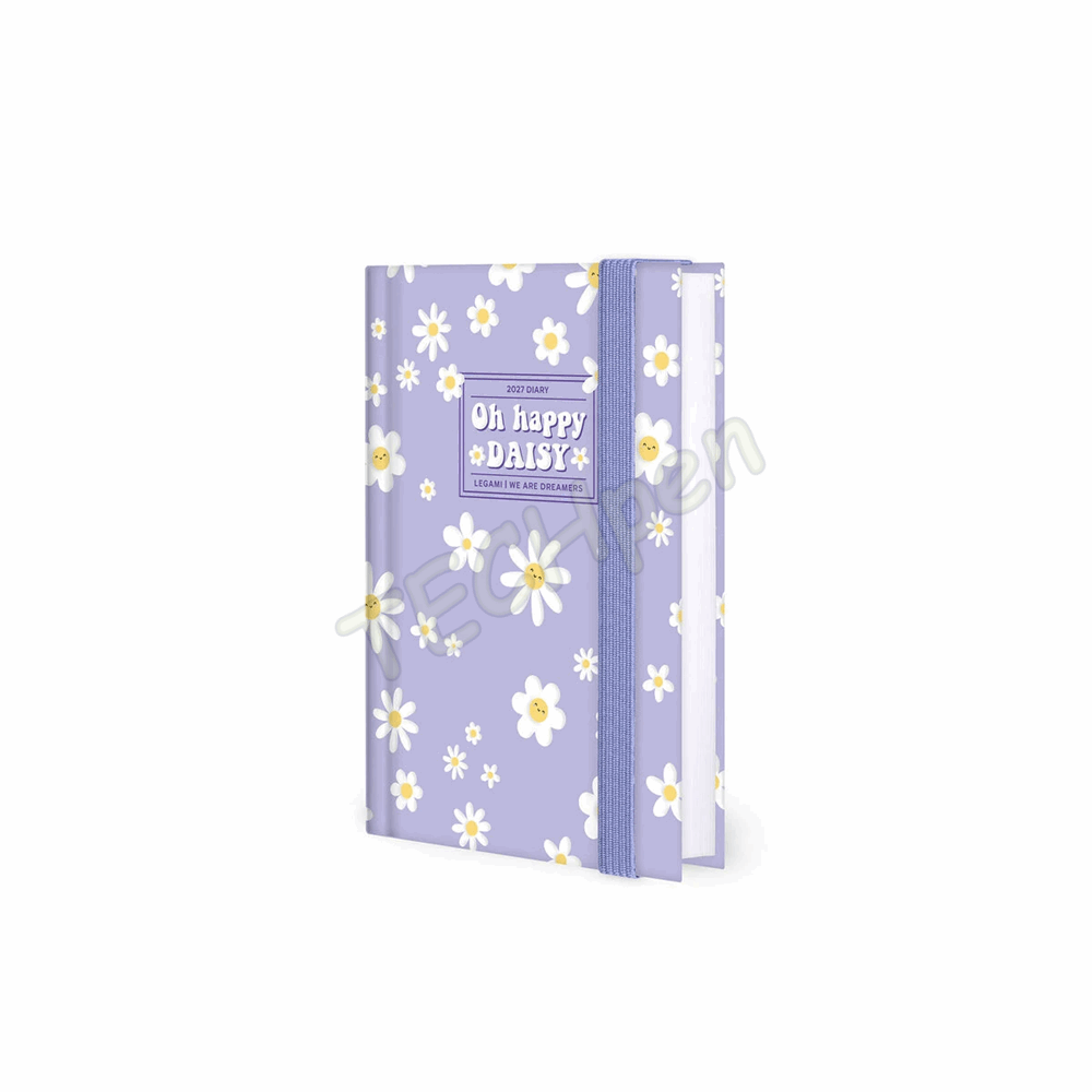LEGAMI AG2712114 12-MONTH DIARY 2027 - DAISY - LILAC - SMALL - DAILY