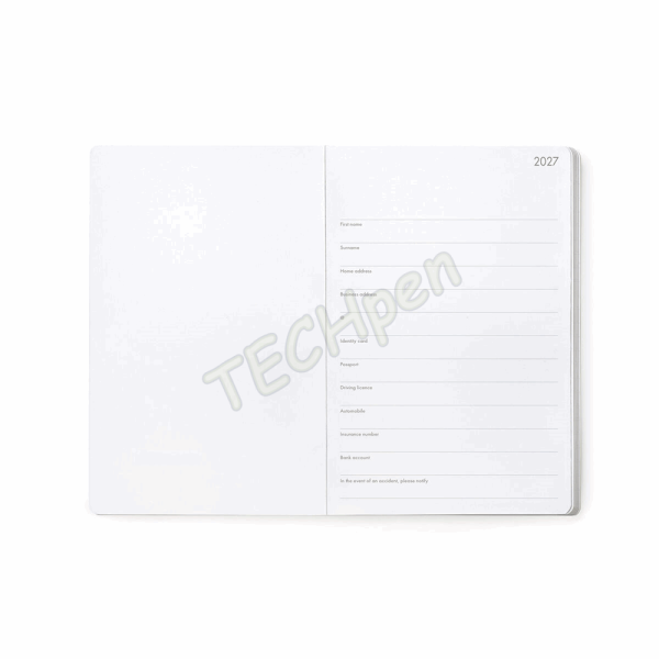 LEGAMI AG2712123 12-MONTH DIARY 2027 - FLOWERS - MEDIUM - WEEKLY