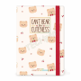 LEGAMI AG2712125 12-MONTH DIARY 2027 - TEDDY BEAR - CHERRY - WHITE - MEDIUM - WEEKLY
