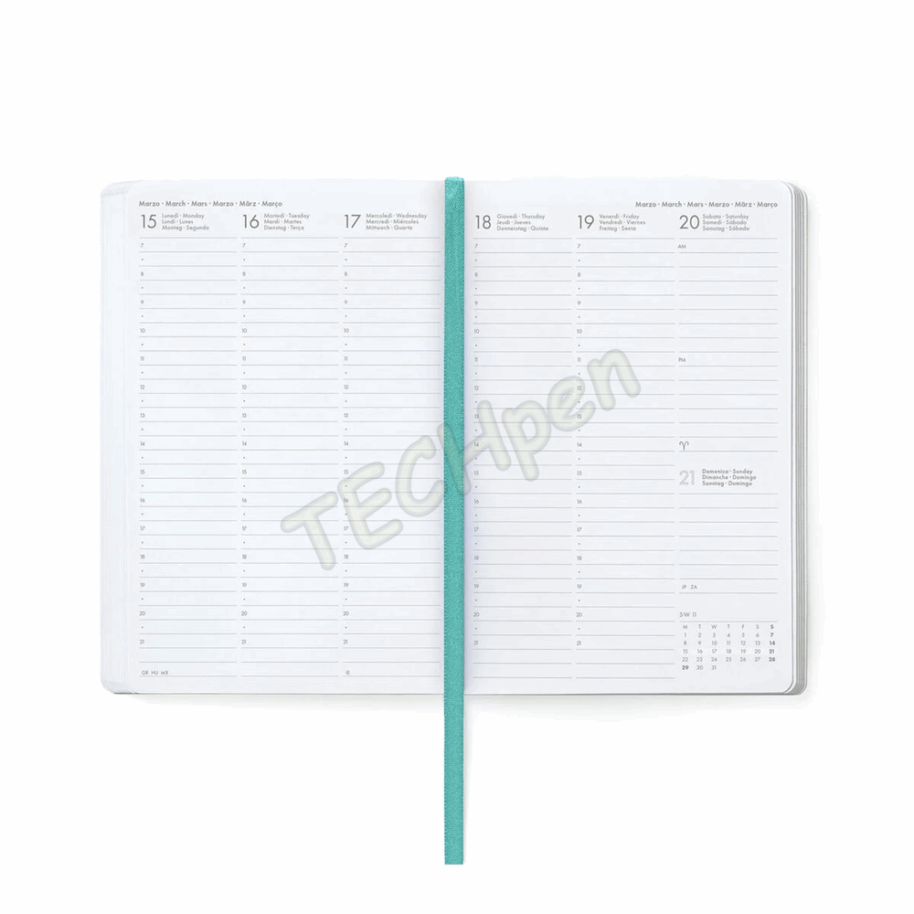 LEGAMI AG2712126 12-MONTH DIARY 2027 - BEE - GREEN - MEDIUM - WEEKLY