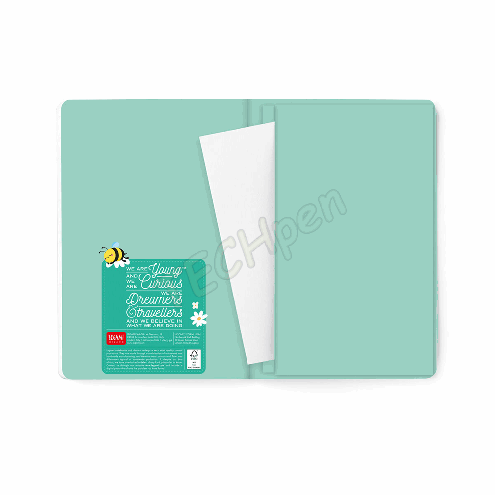 LEGAMI AG2712126 12-MONTH DIARY 2027 - BEE - GREEN - MEDIUM - WEEKLY