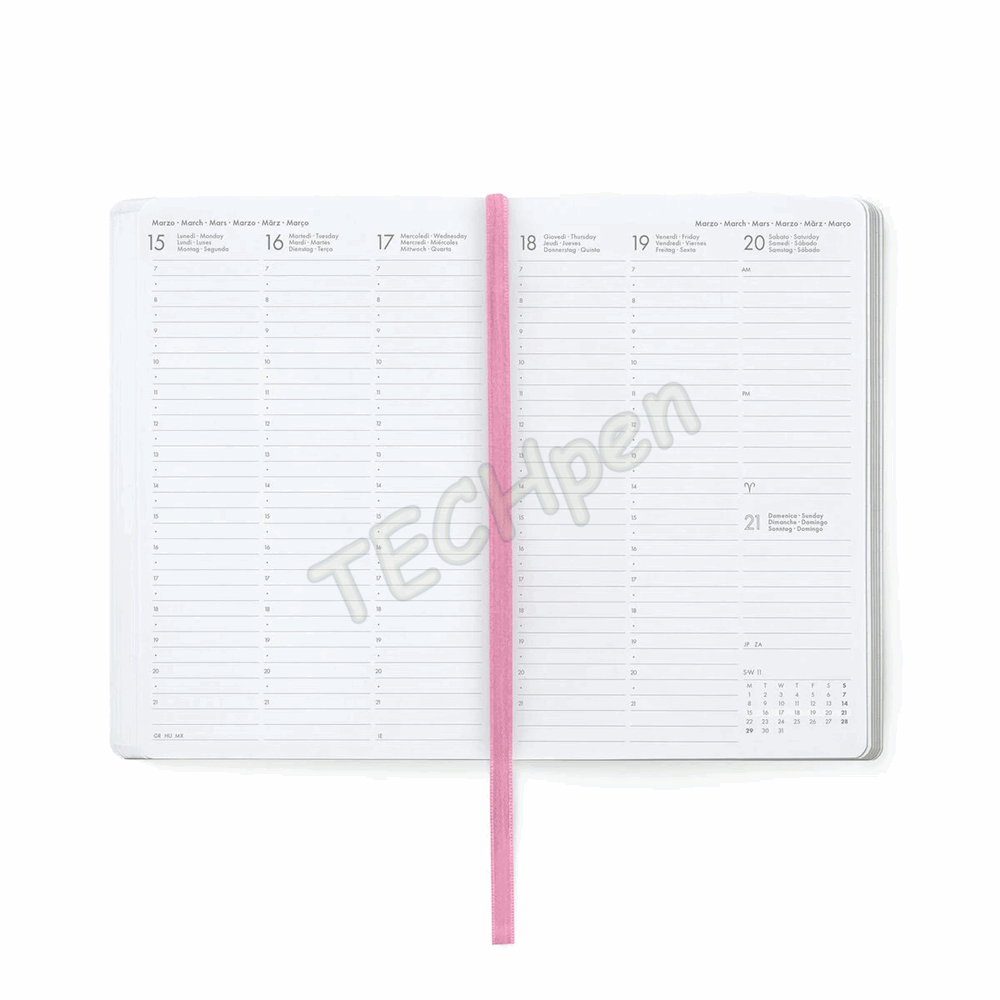 LEGAMI AG2712128 12-MONTH DIARY 2027 - MUSHROOMS - MEDIUM - WEEKLY