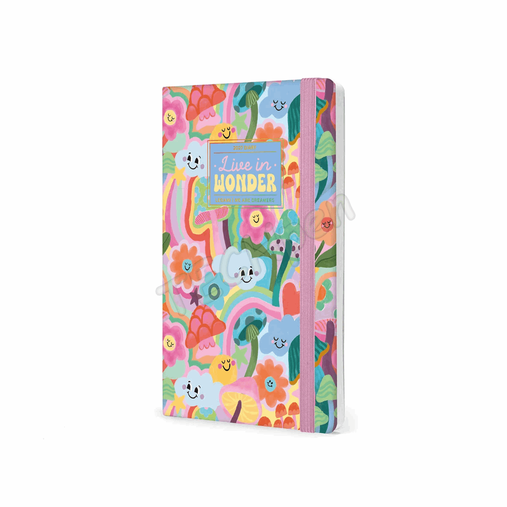 LEGAMI AG2712128 12-MONTH DIARY 2027 - MUSHROOMS - MEDIUM - WEEKLY