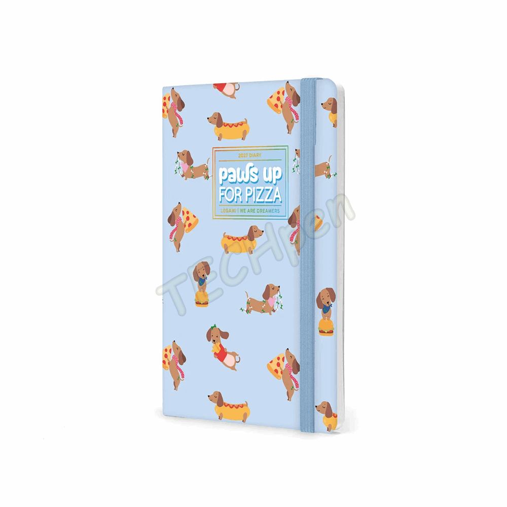 LEGAMI AG2712130 12-MONTH DIARY 2027 - DOG - DACHSHUND - MEDIUM - WEEKLY