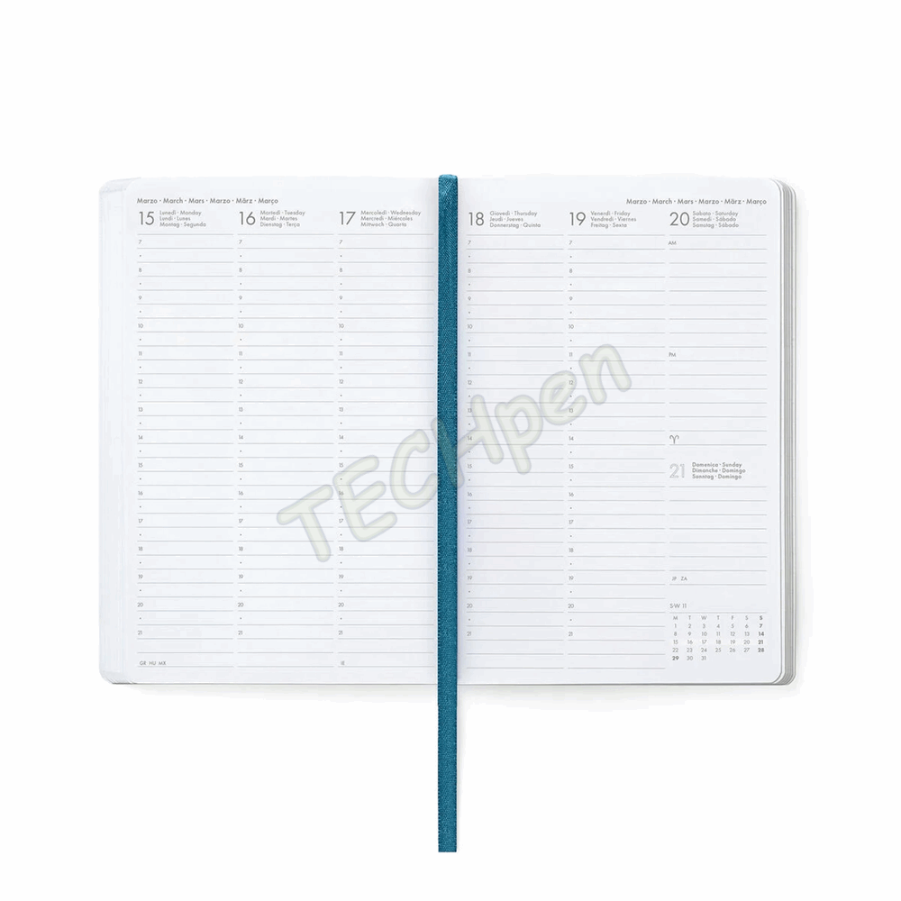LEGAMI AG2712131 12-MONTH DIARY 2027 - TRAVEL - STICKERS - MEDIUM - WEEKLY