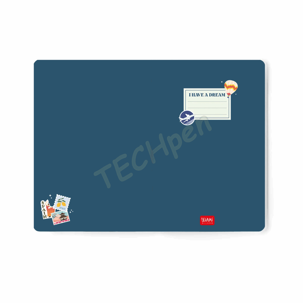 LEGAMI AG2712131 12-MONTH DIARY 2027 - TRAVEL - STICKERS - MEDIUM - WEEKLY