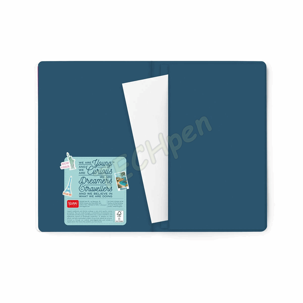 LEGAMI AG2712131 12-MONTH DIARY 2027 - TRAVEL - STICKERS - MEDIUM - WEEKLY
