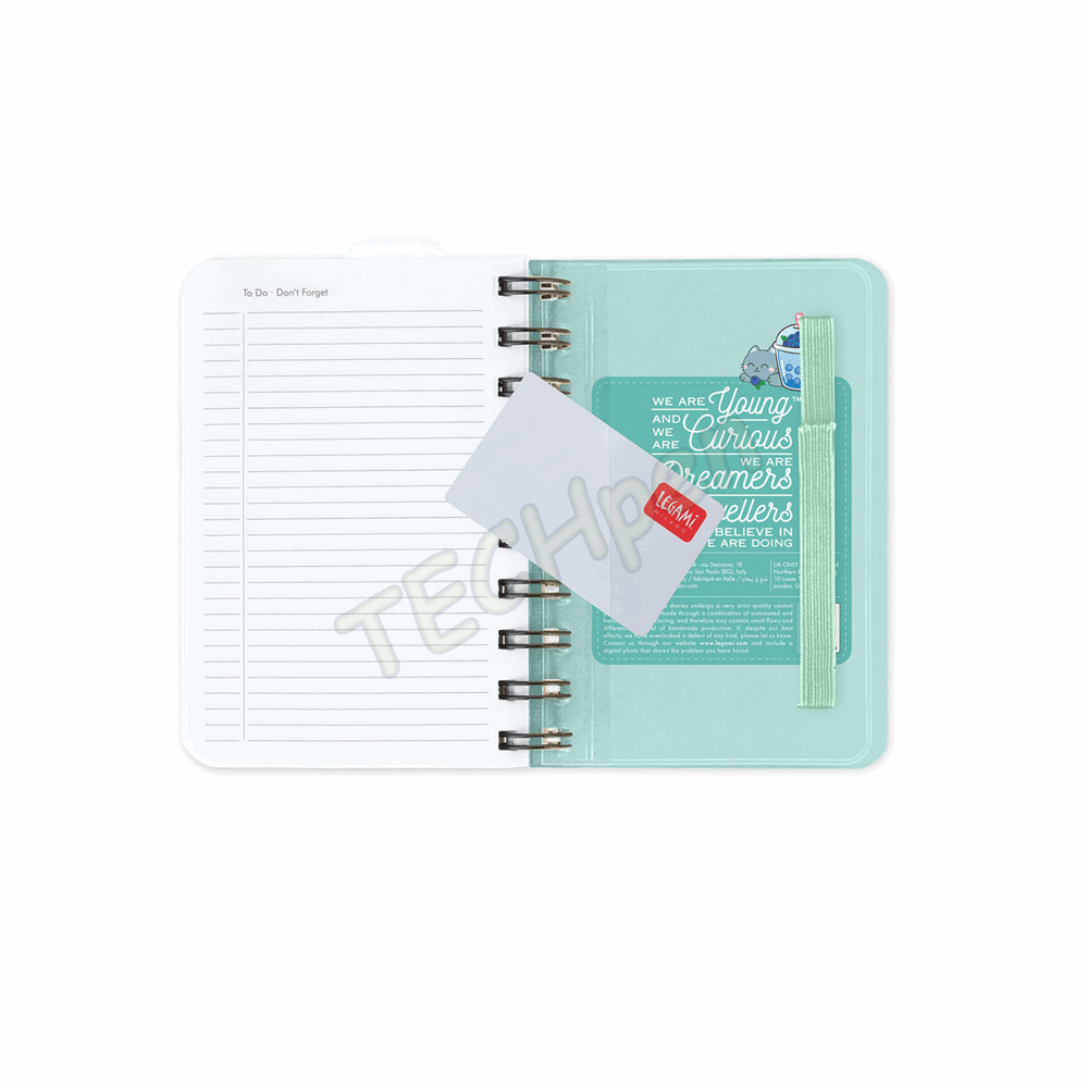 LEGAMI AG2712146 12-MONTH DIARY 2027 - KITTY - BUBBLE TEA - SMALL - DAILY SPIRAL BOUND