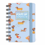 LEGAMI AG2712152 12-MONTH DIARY 2027 - DOG - DACHSHUND - SMALL - DAILY SPIRAL BOUND