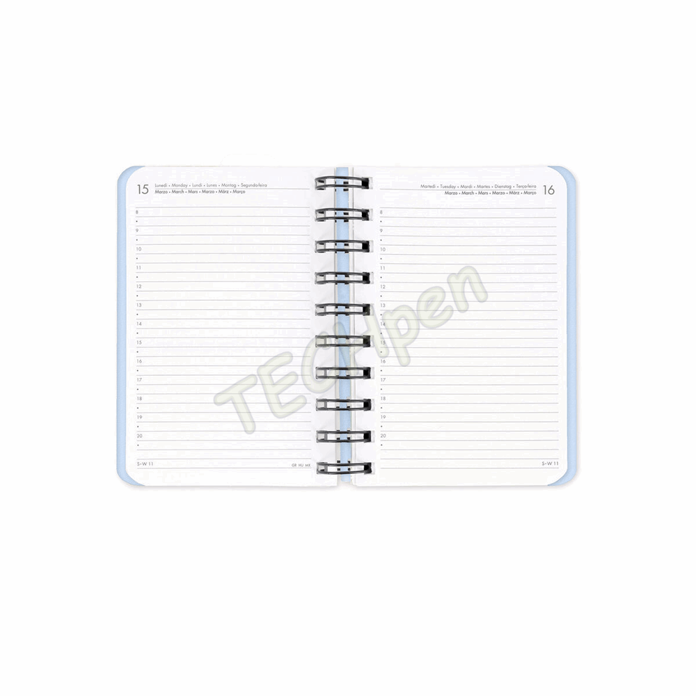 LEGAMI AG2712152 12-MONTH DIARY 2027 - DOG - DACHSHUND - SMALL - DAILY SPIRAL BOUND