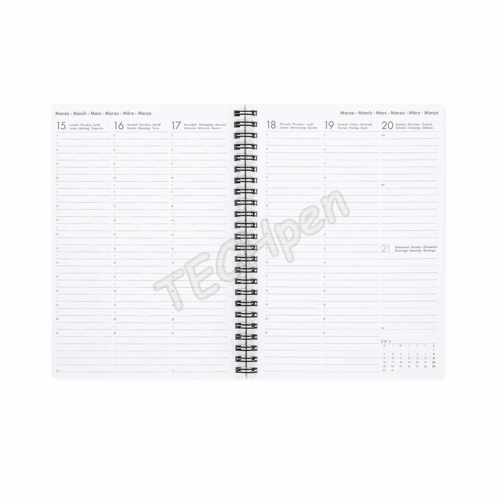 LEGAMI AG2712156 12-MONTH DIARY 2027 - CELESTIAL - LARGE - WEEKLY SPIRAL BOUND