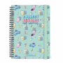 LEGAMI AG2712158 12-MONTH DIARY 2027 - KITTY - BUBBLE TEA - LARGE - WEEKLY SPIRAL BOUND