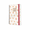 LEGAMI AG2712159 12-MONTH DIARY 2027 - TEDDY BEAR - CHERRY - WHITE - LARGE - WEEKLY SPIRAL