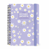 LEGAMI AG2712161 12-MONTH DIARY 2027 - DAISY - LILAC - LARGE - WEEKLY SPIRAL BOUND