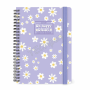 LEGAMI AG2712161 12-MONTH DIARY 2027 - DAISY - LILAC - LARGE - WEEKLY SPIRAL BOUND