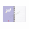 LEGAMI AG2712161 12-MONTH DIARY 2027 - DAISY - LILAC - LARGE - WEEKLY SPIRAL BOUND