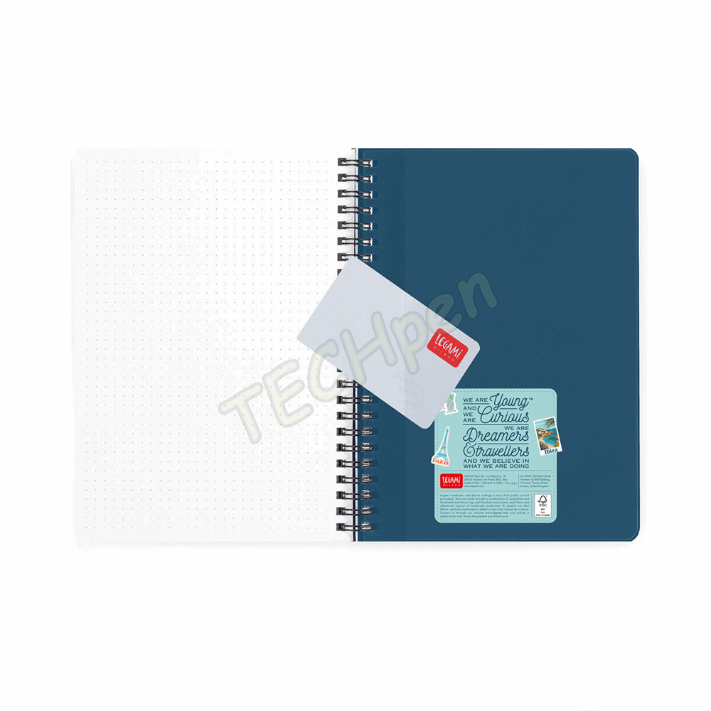 LEGAMI AG2712165 12-MONTH DIARY 2027 - TRAVEL - STICKERS - LARGE - WEEKLY SPIRAL BOUND