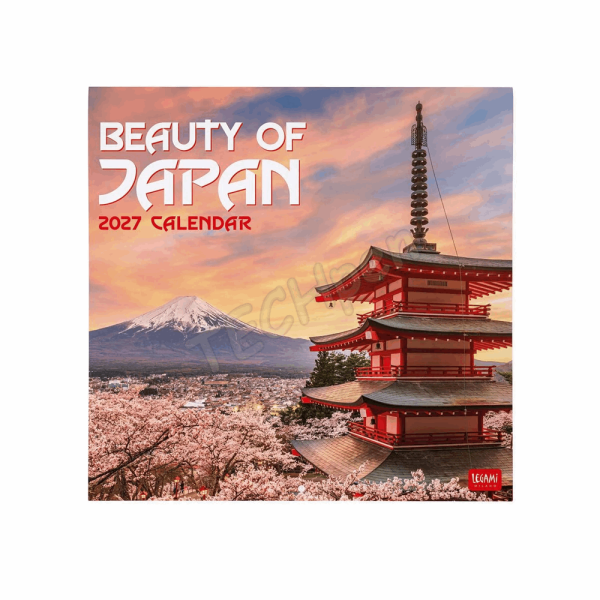 LEGAMI CAL270020 WALL CALENDAR 2027 - AROUND THE WORLD - BEAUTY OF JAPAN - 30X29