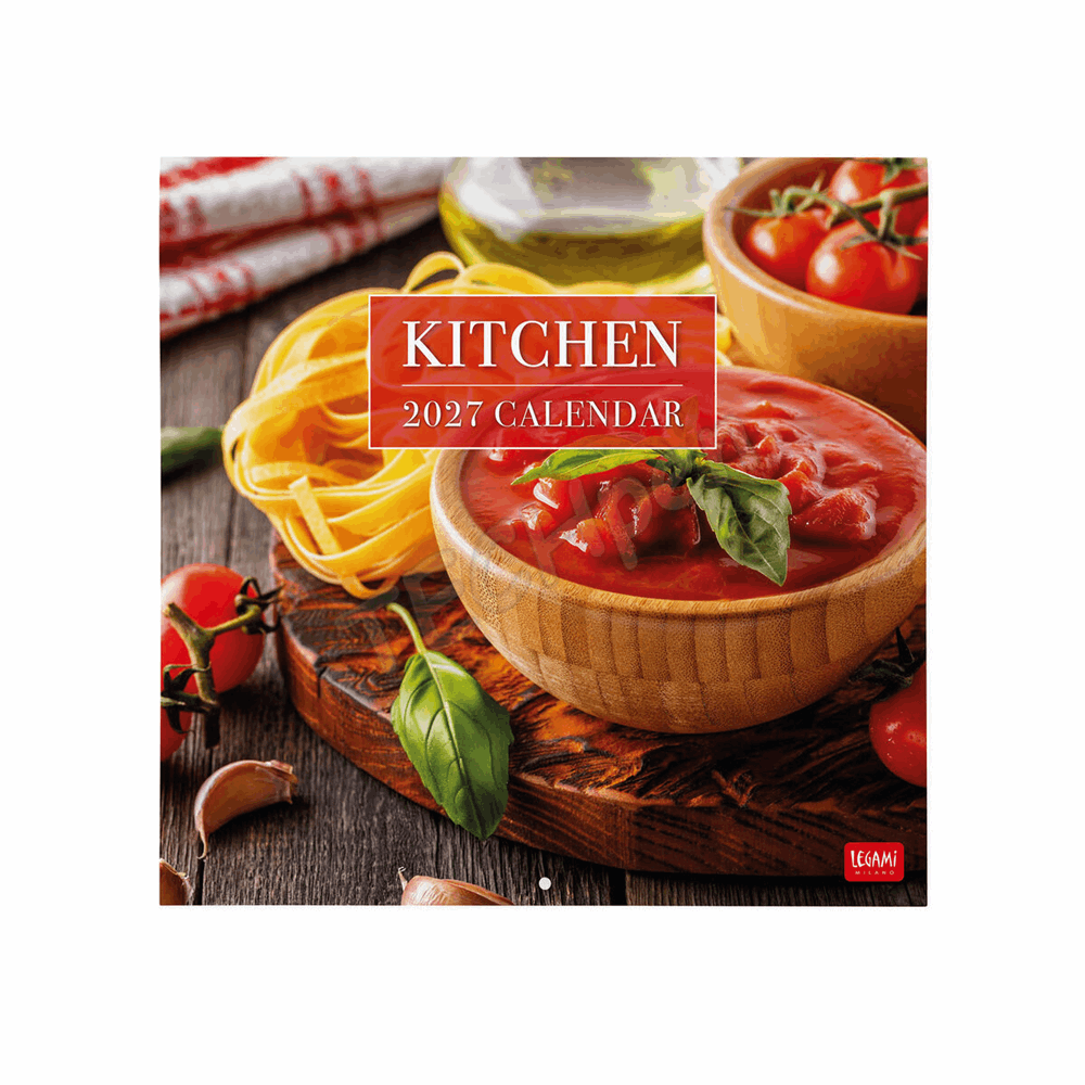 LEGAMI CAL270021 WALL CALENDAR 2027 - FOOD & DRINK - KITCHEN - 30X29