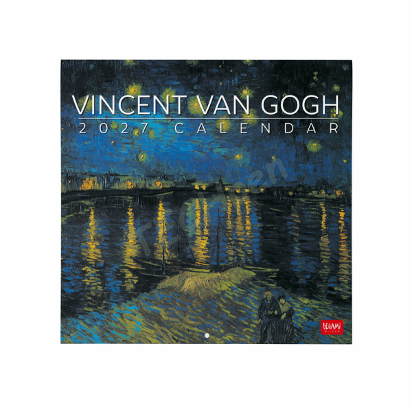 LEGAMI CAL270025 WALL CALENDAR 2027 - ART COLLECTION - VINCENT VAN GOGH - 30X29