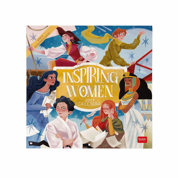 LEGAMI CAL270035 WALL CALENDAR 2027 - INSPIRATION - INSPIRING WOMEN - 30X29