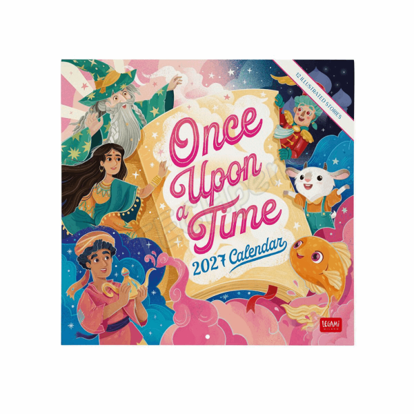 LEGAMI CAL270048 WALL CALENDAR 2027 - BOOK LOVERS - ONCE UPON A TIME - 30X29
