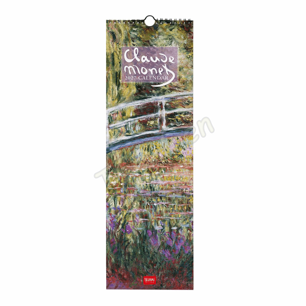 LEGAMI CAL270065 WALL CALENDAR 2027 - ART COLLECTION - CLAUDE MONET - 16X49