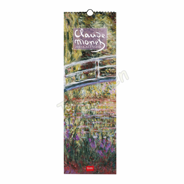 LEGAMI CAL270065 WALL CALENDAR 2027 - ART COLLECTION - CLAUDE MONET - 16X49